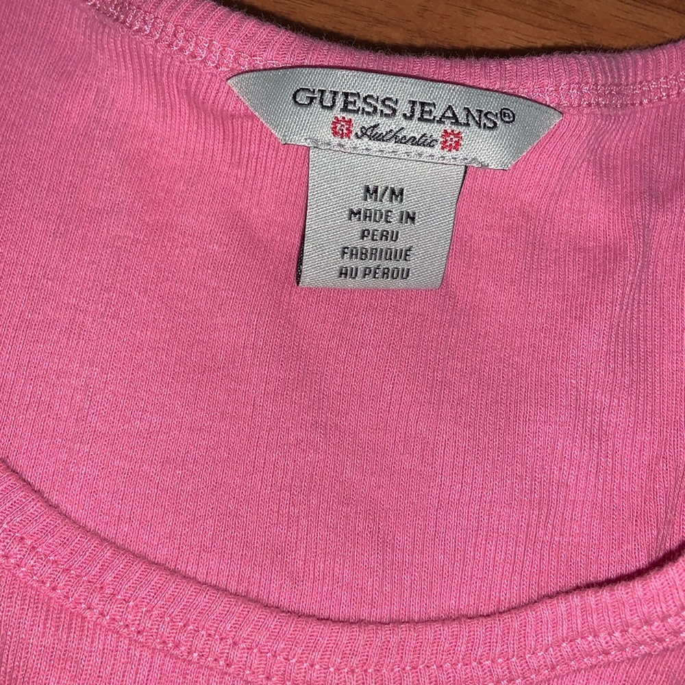 Guess? Jeans Ribbed Rhinestone Tank Top - Picture 3 of 6